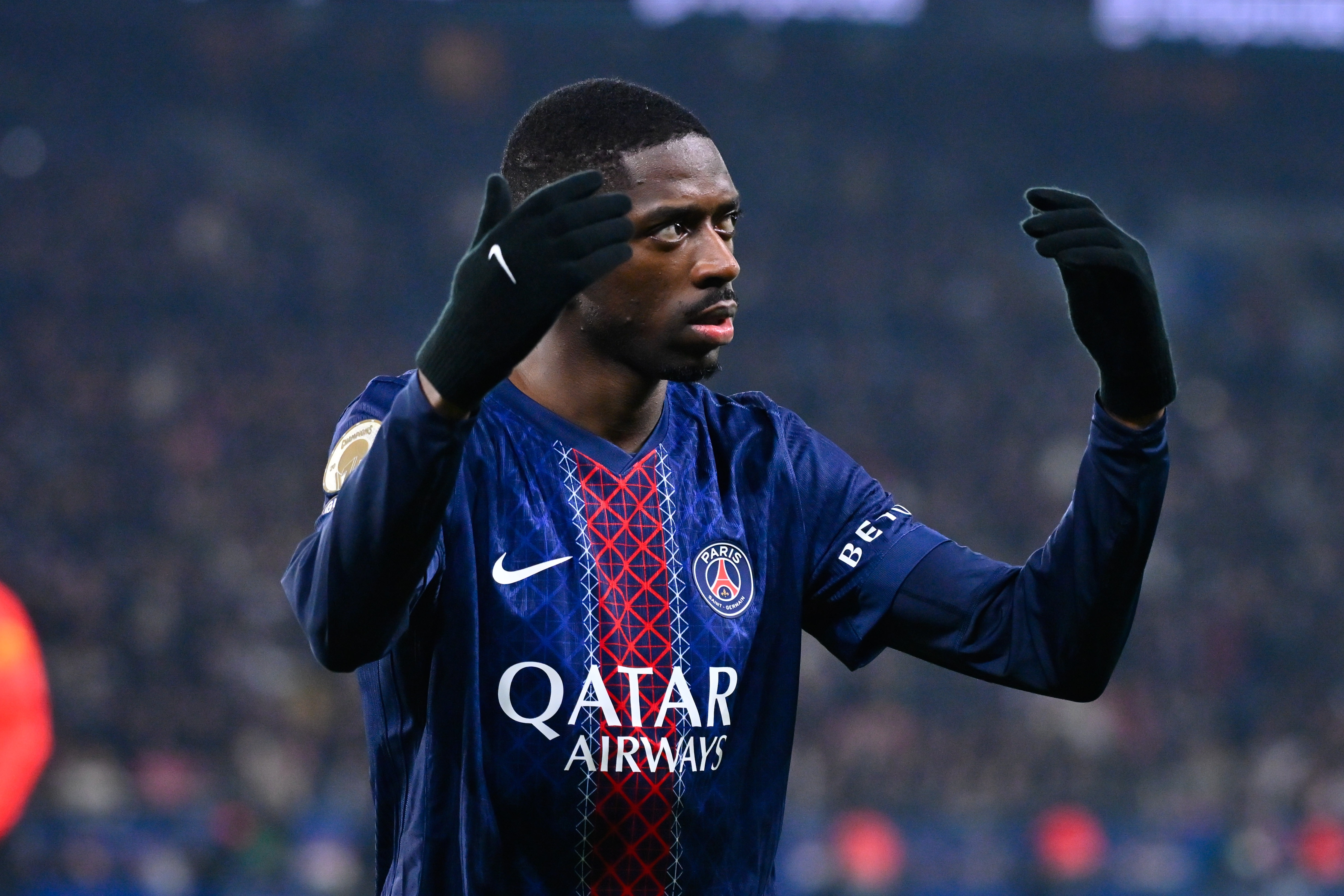 备战欧冠，巴黎本轮法甲登贝莱、杜埃、K77三人均未登场